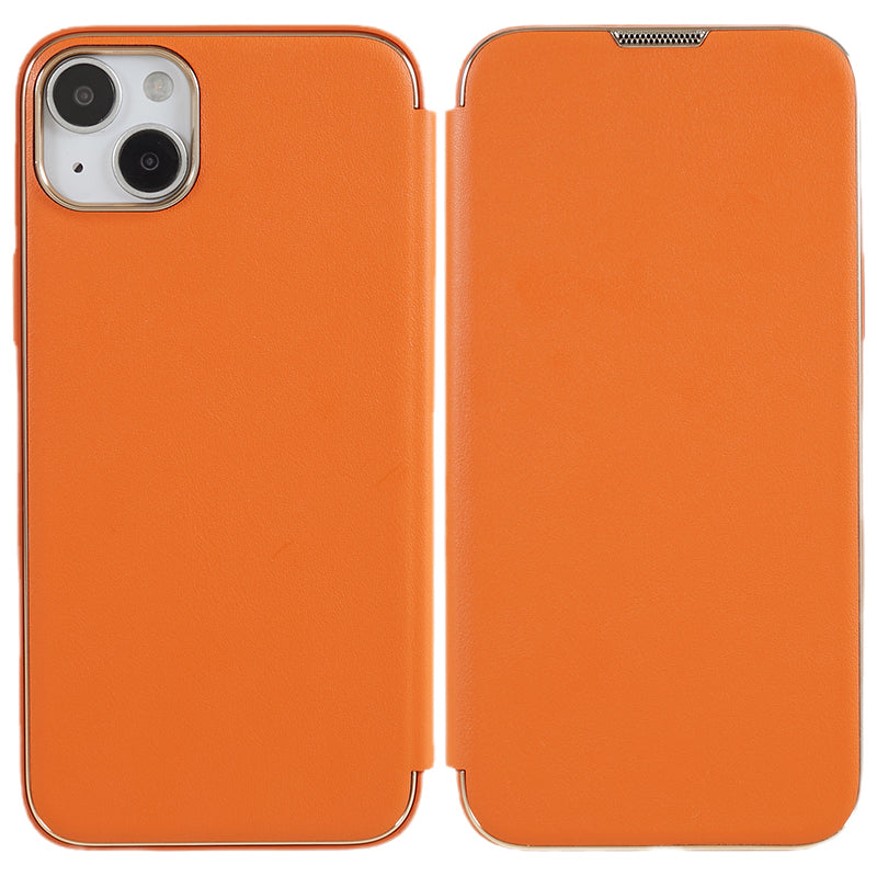 Pro iPhone 14 Plus PU kůže PC TPU kryt stojanu na telefon Pouzdro na galvanické pokovování mobilního telefonu Pro iPhone 14 Plus PU kůže PC TPU kryt stojanu na telefon Pouzdro na galvanické pokovování mobilního telefonu